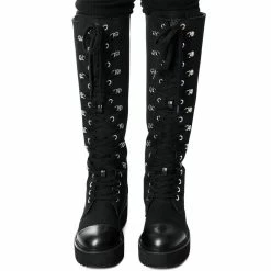 Bottes De Combat Killstar - Désespoir -Hoodies & Sweatshirts Soldes bottes de combat killstar desespoir3