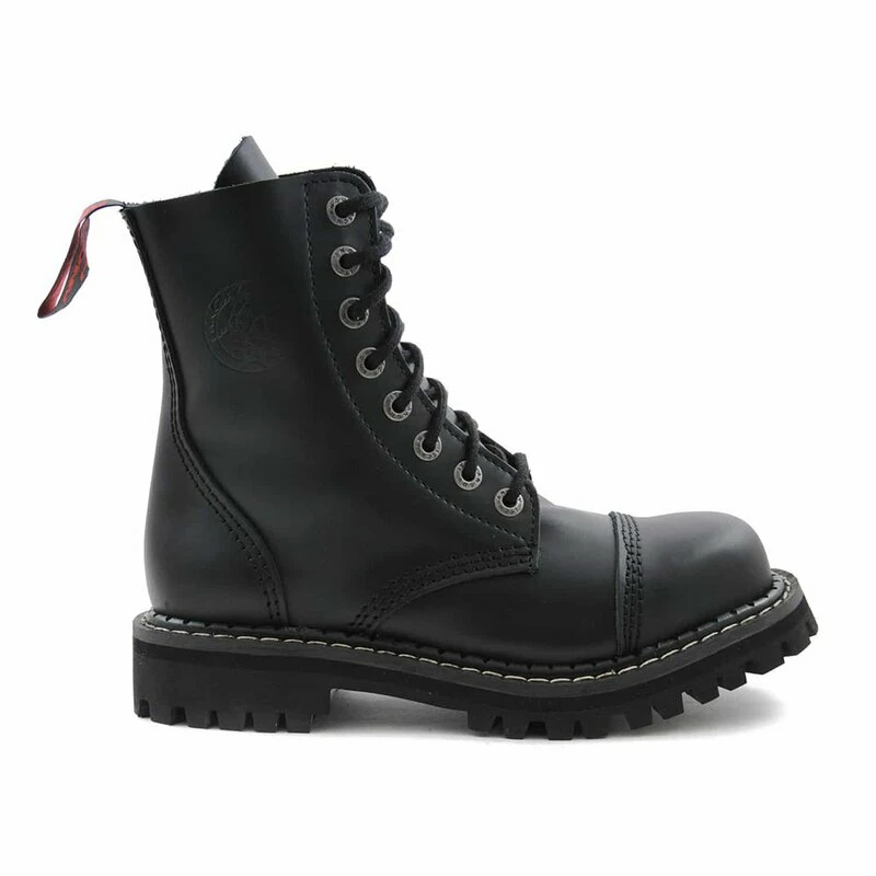 Bottes En Cuir Angry Itch - 8-Ranger Noir 4 Bottes En Cuir Angry Itch - 8-Ranger Noir – Image 2