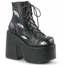 Bottes à Plateforme Demonia - Camel-201