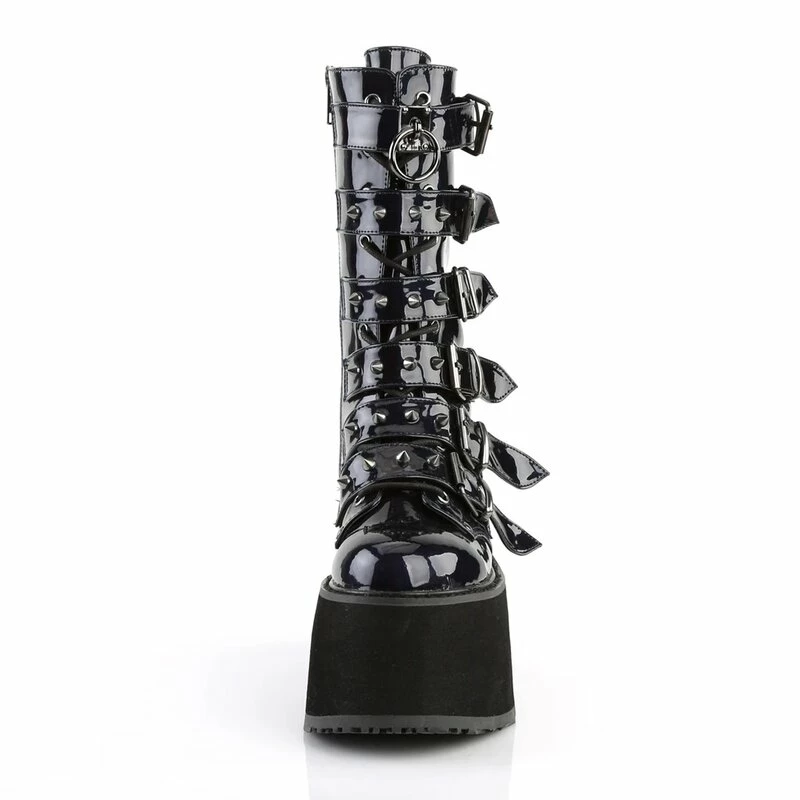 Bottes à Plateforme Demonia - Damned-225 Black Holo 4 Bottes à Plateforme Demonia - Damned-225 Black Holo – Image 2