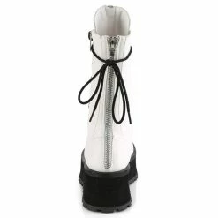 Bottes à Plateforme Demonia - Gravedigger-14 Blanc -Hoodies & Sweatshirts Soldes bottes r plateforme demonia gravedigger 14 blanc4