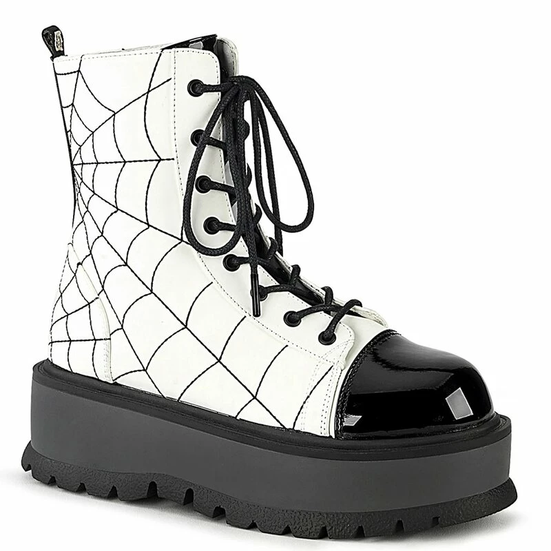 Bottes à Plateforme Demonia - Slacker-88 Glow-In-The-Dark 4 Bottes à Plateforme Demonia - Slacker-88 Glow-In-The-Dark – Image 2