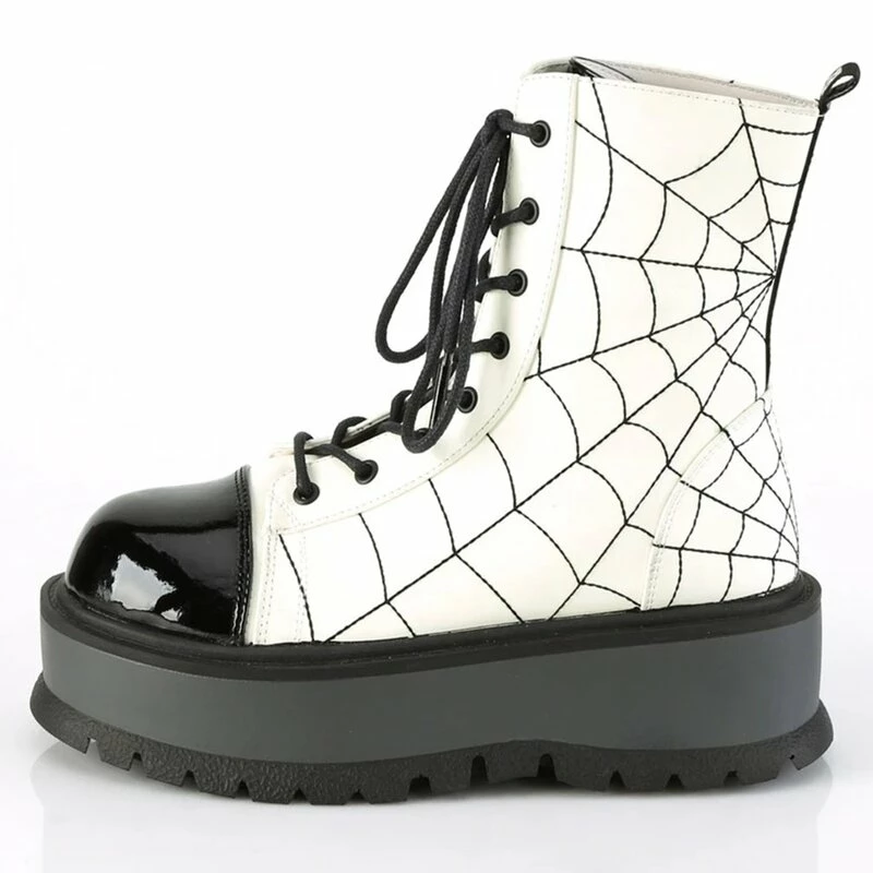 Bottes à Plateforme Demonia - Slacker-88 Glow-In-The-Dark 6 Bottes à Plateforme Demonia - Slacker-88 Glow-In-The-Dark – Image 4