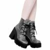 Bottes à Plateforme Killstar - Broom Rider Platform Glitter -Hoodies & Sweatshirts Soldes bottes r plateforme killstar broom rider platform glitter