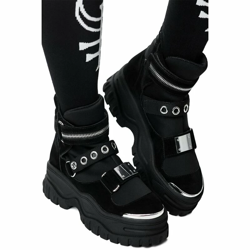 Bottes à Plateforme Killstar - Hunter 3 Bottes à Plateforme Killstar - Hunter