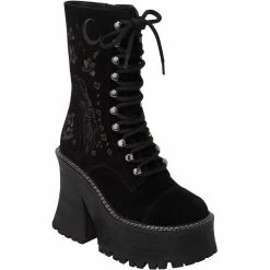 Bottes à Plateforme Killstar - Luci-Fairy -Hoodies & Sweatshirts Soldes bottes r plateforme killstar luci fairy3