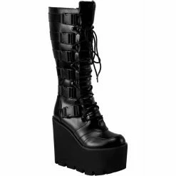 Bottes à Plateforme Killstar - Lugosi -Hoodies & Sweatshirts Soldes bottes r plateforme killstar lugosi3
