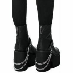 Bottes à Plateforme Killstar - Mosh Moto -Hoodies & Sweatshirts Soldes bottes r plateforme killstar mosh moto4