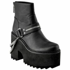 Bottes à Plateforme Killstar - Mosh Moto -Hoodies & Sweatshirts Soldes bottes r plateforme killstar mosh moto5