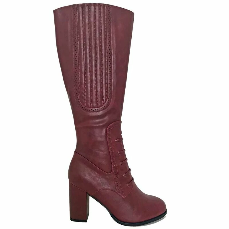 Bottes Rétro Banned - Roscoe Bourgogne 4 Bottes Rétro Banned - Roscoe Bourgogne – Image 2