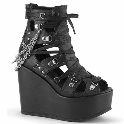 Bottines Demonia Peeptoe - Poison-95