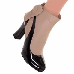 Bottines En Similicuir Banned - Sadie Marron Clair