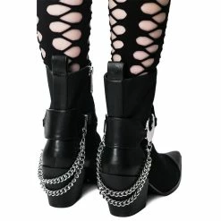 Bottines Killstar - Luna -Hoodies & Sweatshirts Soldes bottines killstar luna4