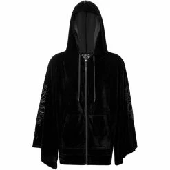 Cape à Capuche Killstar - Eclipse The Sun -Hoodies & Sweatshirts Soldes cape r capuche killstar eclipse the sun3