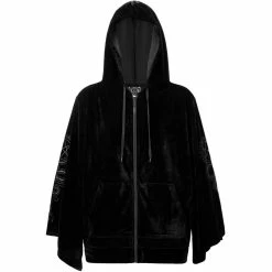 Cape à Capuche Killstar - Eclipse The Sun -Hoodies & Sweatshirts Soldes cape r capuche killstar eclipse the sun6