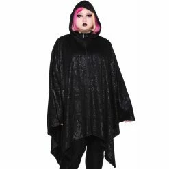 Cape à Capuche Killstar - Unholy Sabbath -Hoodies & Sweatshirts Soldes cape r capuche killstar unholy sabbath4