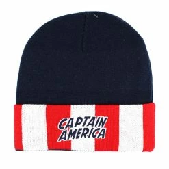 Captain America Beanie - Drapeau Américain