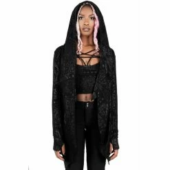Cardigan Ouvert Killstar - Unholy Sabbath Crop Hoodie
