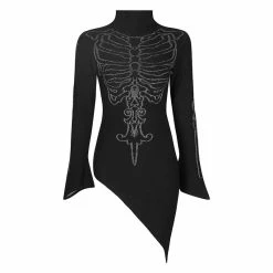 Cavalier Haut Punk Rave - Keeper Of The Key -Hoodies & Sweatshirts Soldes cavalier haut punk rave keeper of the key5