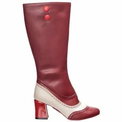 Dancing Days Vintage Boots - Say My Name Bordeaux