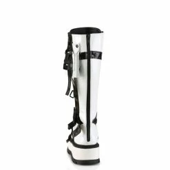 Demonia Bottes à Plateforme - Slacker-260 Blanc -Hoodies & Sweatshirts Soldes demonia bottes r plateforme slacker 260 blanc4