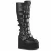 Demonia Bottes à Plateforme - Swing-815 Vegan Wide Calf -Hoodies & Sweatshirts Soldes demonia bottes r plateforme swing 815 vegan wide calf