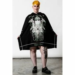 Killstar Batwing Poncho - Illuminated -Hoodies & Sweatshirts Soldes killstar batwing poncho illuminated 26