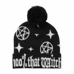 Killstar Bonnet D'hiver - 100% Witch Beanie -Hoodies & Sweatshirts Soldes killstar bonnet dhiver 100 witch beanie4