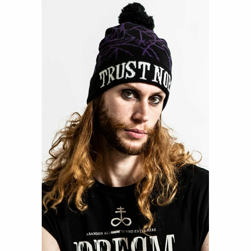 Killstar Bonnet D'hiver - Trust Nobody Beanie 4 Killstar Bonnet D'hiver - Trust Nobody Beanie – Image 2