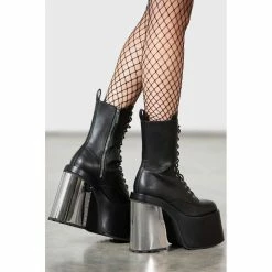 KILLSTAR Bottes à Plateforme - Sinderella Boots -Hoodies & Sweatshirts Soldes killstar bottes r plateforme sinderella boots3