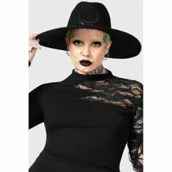 KILLSTAR Chapeau - Crescent Fedora