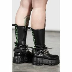 KILLSTAR Chaussure-harnais - We R Wicked Bootstrap 12 KILLSTAR Chaussure-harnais - We R Wicked Bootstrap -Hoodies & Sweatshirts Soldes killstar chaussure harnais we r wicked bootstrap5