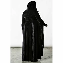 Killstar Duster - Dark Descent Noir 13 Killstar Duster - Dark Descent Noir -Hoodies & Sweatshirts Soldes killstar duster dark descent noir6