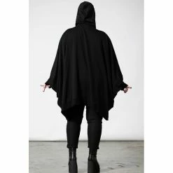 Killstar Poncho - Wings Of Night -Hoodies & Sweatshirts Soldes killstar poncho wings of night 24