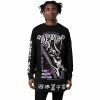 Killstar Pull - Dream Longline Long Sleeve -Hoodies & Sweatshirts Soldes killstar pull dream longline long sleeve
