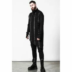 Killstar Pull - Total Stud -Hoodies & Sweatshirts Soldes killstar pull total stud3
