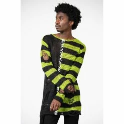KILLSTAR Pull Tricoté - Acidic 10 KILLSTAR Pull Tricoté - Acidic -Hoodies & Sweatshirts Soldes killstar pull tricote acidic3