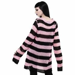 Killstar Pull Tricoté - Bad Blossoms 6 Killstar Pull Tricoté - Bad Blossoms -Hoodies & Sweatshirts Soldes killstar pull tricote bad blossoms 62