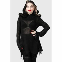 KILLSTAR Pull Tricoté - Faylinn 12 KILLSTAR Pull Tricoté - Faylinn -Hoodies & Sweatshirts Soldes killstar pull tricote faylinn5