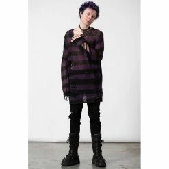 KILLSTAR Pull Tricoté - Graph -Hoodies & Sweatshirts Soldes killstar pull tricote graph6