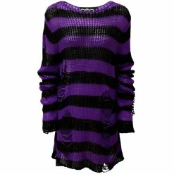 Killstar Pull Tricoté - Hazed Out -Hoodies & Sweatshirts Soldes killstar pull tricote hazed out 64