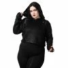 KILLSTAR Pull Tricoté - High Moon -Hoodies & Sweatshirts Soldes killstar pull tricote high moon