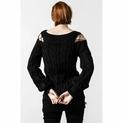 Killstar Pull Tricoté - Juniper 9 Killstar Pull Tricoté - Juniper -Hoodies & Sweatshirts Soldes killstar pull tricote juniper4