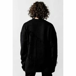 Killstar Pull Tricoté - Lucian -Hoodies & Sweatshirts Soldes killstar pull tricote lucian3