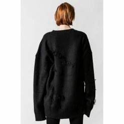 Killstar Pull Tricoté - Lucian -Hoodies & Sweatshirts Soldes killstar pull tricote lucian6