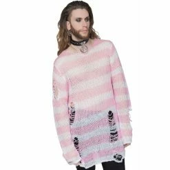 Killstar Pull Tricoté - Marshmallow