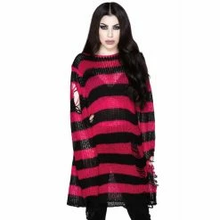 Killstar Pull Tricoté - Mika -Hoodies & Sweatshirts Soldes killstar pull tricote mika3