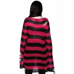 Killstar Pull Tricoté - Mika -Hoodies & Sweatshirts Soldes killstar pull tricote mika4