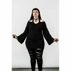 Killstar Pull Tricoté - Nix 6 Killstar Pull Tricoté - Nix -Hoodies & Sweatshirts Soldes killstar pull tricote nix2