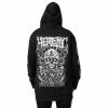 Killstar Sweat à Capuche - Anders Zip Hoodie -Hoodies & Sweatshirts Soldes killstar sweat r capuche anders zip hoodie
